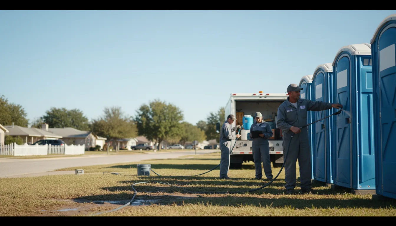 Long-Term Portable Toilet Rental in Arthur City, TX near me